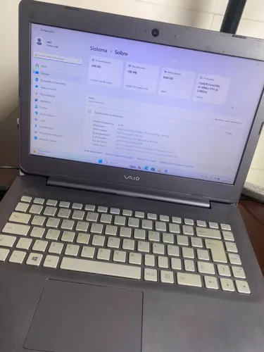Notebook VAIO Core i3 | 8 GB RAM | SSD 256 GB | Windows 11