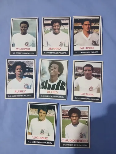 Lote de cards ping pong - Corinthians e Toninho Braga