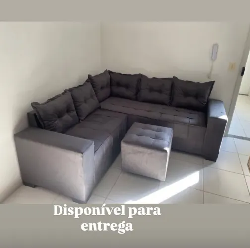 SOFÁ . Cinza de canto 