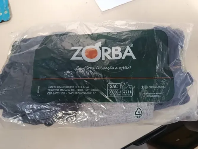 Kit 6 Cuecas Zorba Slip Light com Abertura Algodão 172 TAM GG