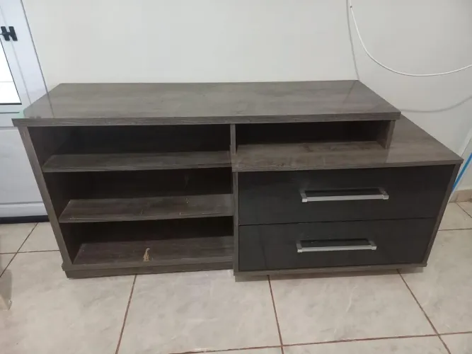 Rack com gavetas