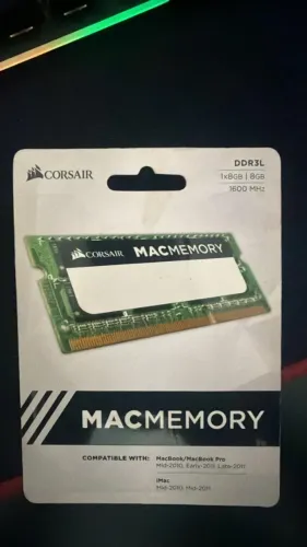Memória Ram Corsair Sodimm Ddr3 8gb Para Macbook Pro E Mac Mini