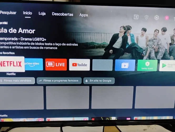 Smartv TCL nova 32 plug..
