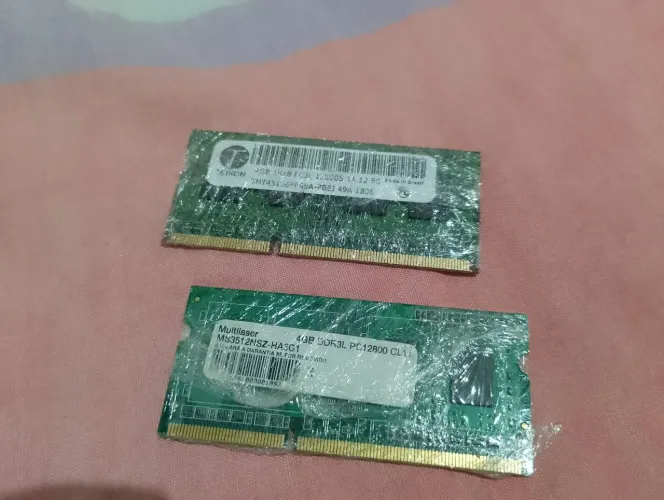 Memória RAM 4G DDR3 NOTEBOOK