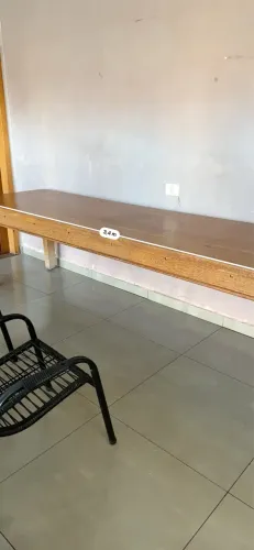 Mesa madeira maciça 3,5m pra 12 lugares 