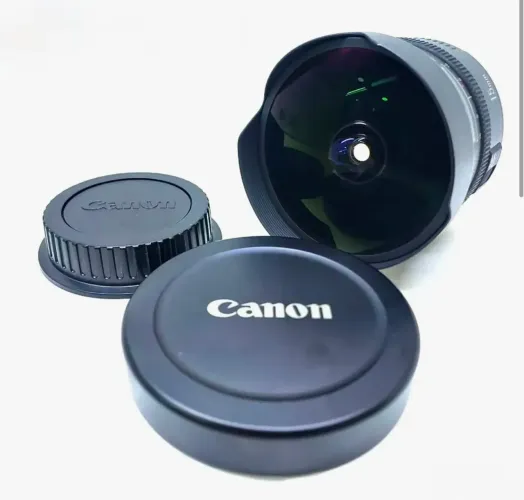 Lente fisheye 15mm 2.8 canon