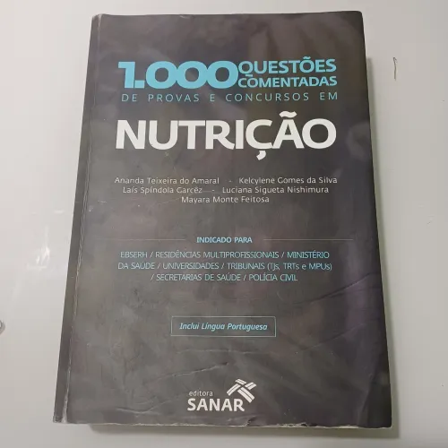1000 questões de concurso em nutrição