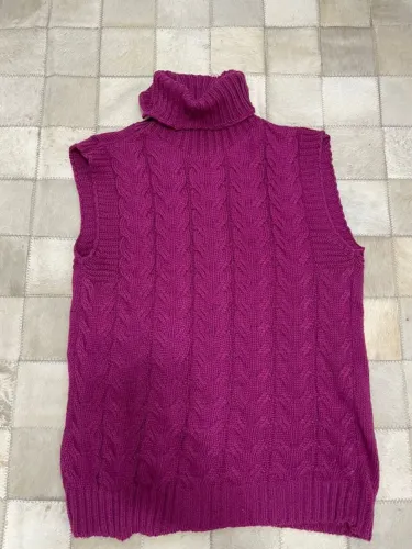 COLETE TRICÔ ROSA PINK