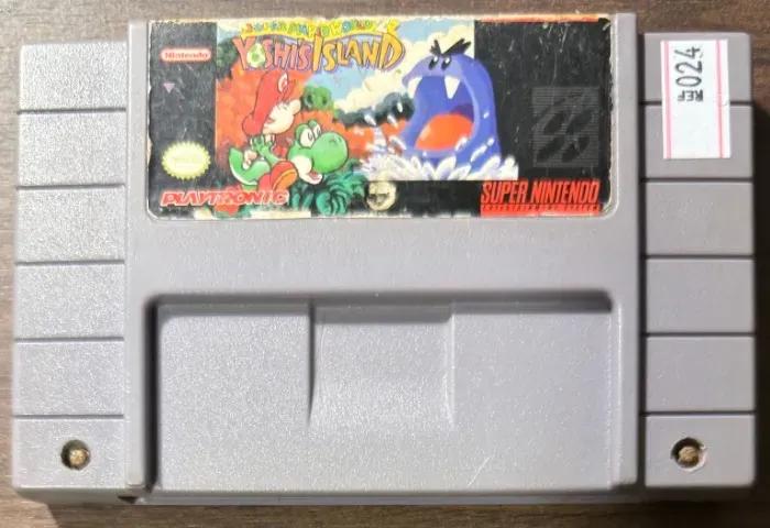 Yoshis Island Original SNES Super Nintendo 024