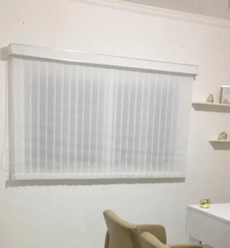 Persiana vertical Blackout branco