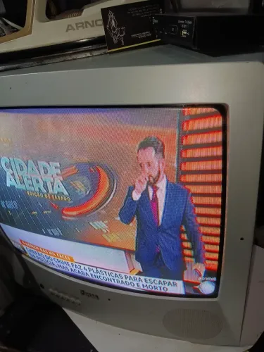 Tv tubo funcionando 