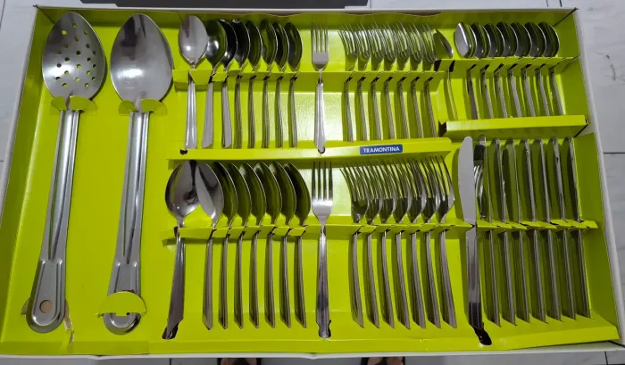 Faqueiro de Aço Inox Tramontina - 50 peças