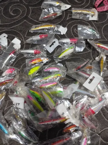 ISCAS ARTIFICIAIS - KIT COM 57 UNIDADES