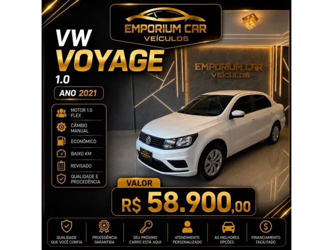 Volkswagen Voyage 1.0 Flex 12V 4P 2021