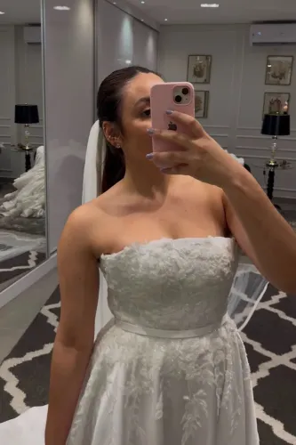 Vestido de Noiva - Clássico e Minimalista - Ateliê Clamore