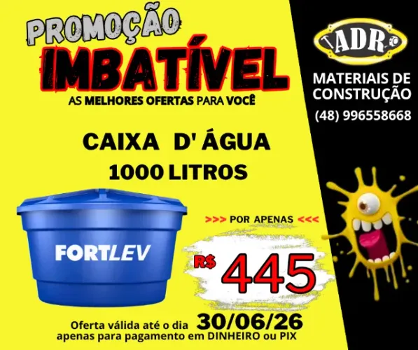 Caixa D' Agua Fortlev 1000 Litros  