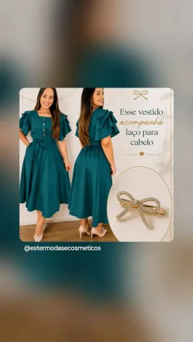 Vestido+ fivela
