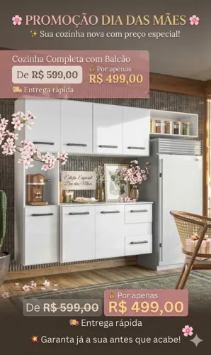 ? COZINHA COMPLETA COM BALCÃO ?