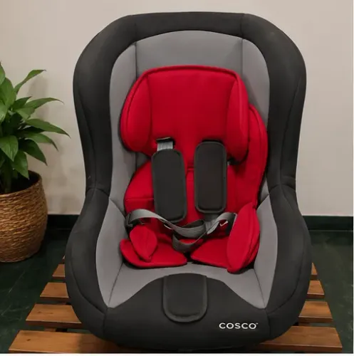 Cadeirinha Infantil para Carro Cosco - Cinza e Vermelha