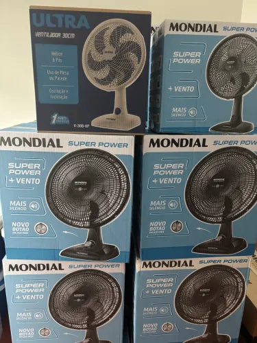 Ventilador em promoção novos de 30cm e 40cm