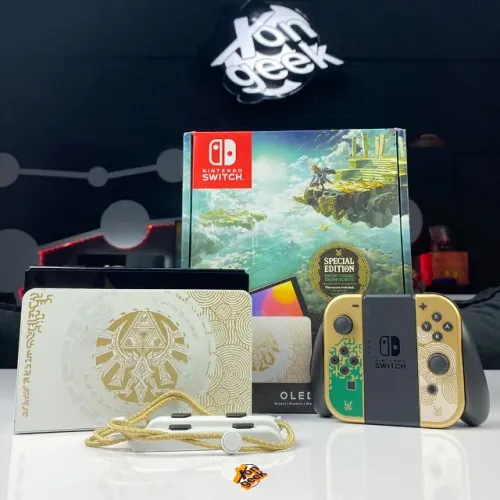 Nintendo Switch OLED Zelda: Tears of The Kingdom | Parcelamos via OLXPAY - 3x SEM JUROS