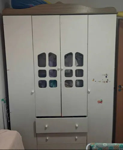 Guarda roupa infantil Rei MDF