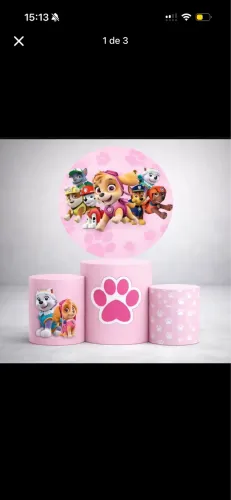 Capa para cilindros patrulha canina