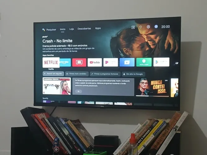 Smart-tv TCL<br>32 POLEGADAS<br>SEMINOVA<br>SEM MARCAS DE USO<br>700,00