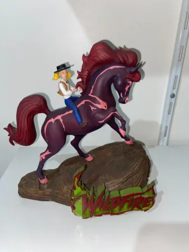 Estátua Wildfire Cavalo de Fogo impressão 3D 1/10