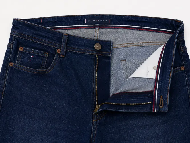 Calça Jeans Tommy Hilfiger Masculina 48 Azul Escuro Original