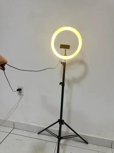 Ring Light Iluminador 10 Polegadas Com Tripé De 2.10 Metro SU