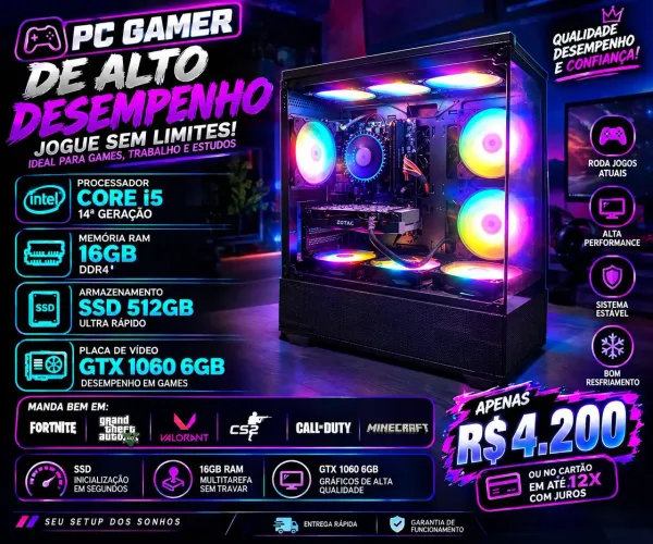 PC GAMER I5 14TH