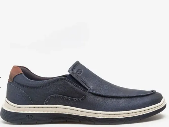 Sapatênis Democrata NOVO Casual Easy Leave Navy - Masculino BARATO - NÚMERO 39