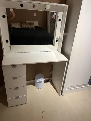 Penteadeira em Mdf branca