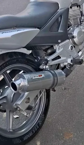 Escapamento coyote RS1 esportivo cbx twister 250 2001 a 2008