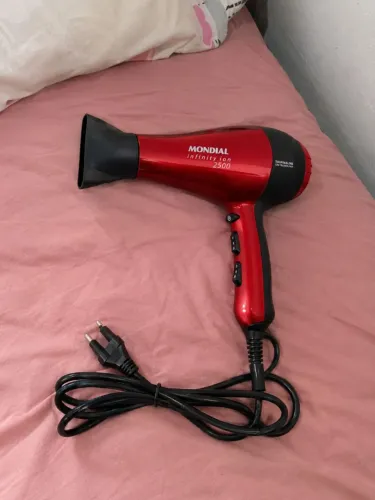 MONDIAL Secador Infinity 2500, Vermelho/Preto, 1900W, 220V - SC-12
