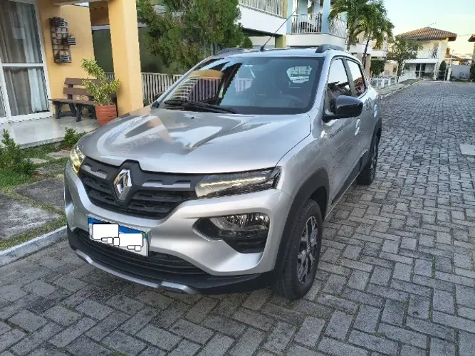 Renault Kwid Outsider 2023, completíssimo, estudo troca