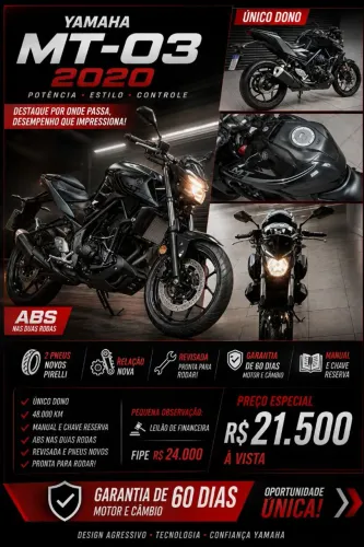 MT 03 ABS, 321cc