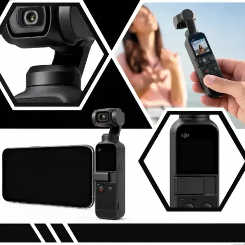 Dji Osmo Pocket 4k Câmera Portátil Estabilizada 3 Eixo Preta