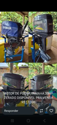 Motor de popa Yamaha 30 hp