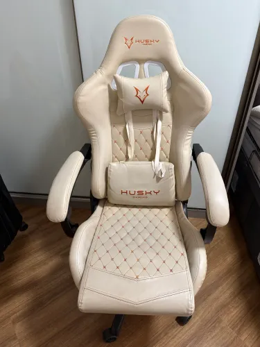 Cadeira gamer husky branca