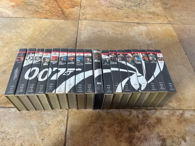 Coleção James Bond VHS 