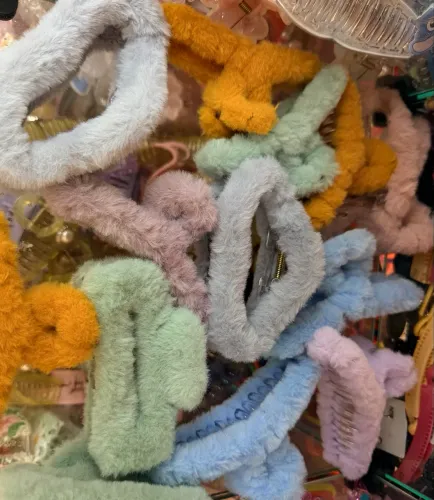 Presilhas de pelúcia