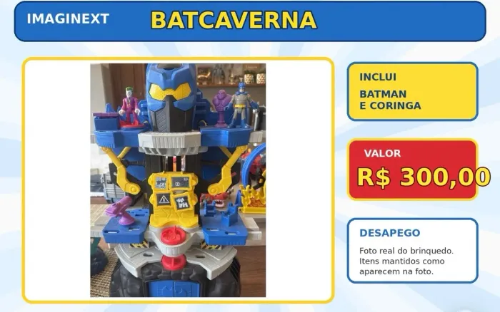 BATCAVERNA IMAGINEXT 