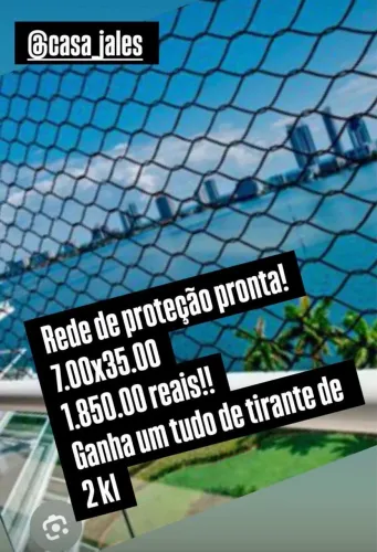 Rede de proteção pronta!
