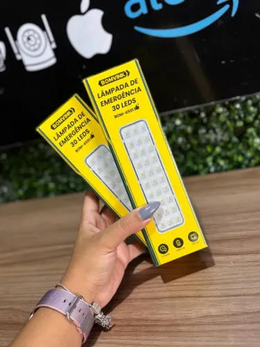 Lâmpada de Emergência 30Leds BOM-4501 BOMVINK
