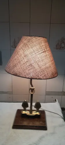 Luminária/Abajour, motivo náutico , tudo ok