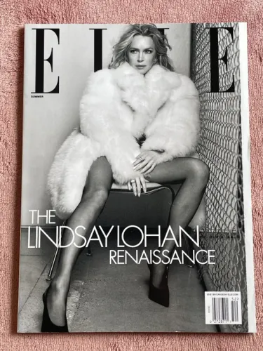 Revista Elle USA Summer 2025 Lindsay Lohan
