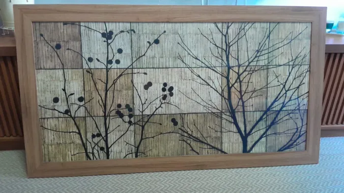 Vendo quadro lindo com vidro, medindo 75×1,30,