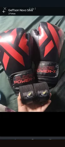 Luva de Box tamanho 12 marca Olímpo Power -x